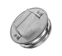 Vent Systems Capuchon en T en métal de 10,2 cm avec poignée. Embout en acier galvanisé. Couvercle d'aération de séchage. Embout en acier de 10,2 cm. Raccord de conduit rond en métal.