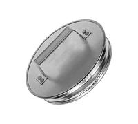 Vent Systems Capuchon en T en métal de 20,3 cm avec poignée. Embout en acier galvanisé. Couvercle d'aération de séchage. Embout en acier de 20,3 cm. Raccord de conduit rond en métal.