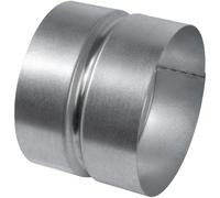 Vent Systems Connecteur de conduit en acier galvanisé de 10,2 cm - Extension de conduit de ventilation ronde - Coupleur d'aération en métal - Raccord de tuyau en métal - Connecteur de tuyau pour sèche-linge