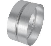 Vent Systems Connecteur de conduit en acier galvanisé de 15,2 cm - Extension de conduit de ventilation ronde - Coupleur d'aération en métal - Raccord de tuyau en métal - Connecteur de tuyau pour sèche-linge