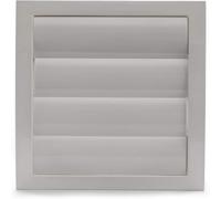 Vent Systems Housse d'aération blanche de 15 cm pour sèche-linge et pot d'échappement de salle de bain, couvercle d'ouverture à rabat pour empêcher les insectes, les oiseaux et les rongeurs d'entrer