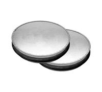 Vent Systems Lot de 2 embouts en acier galvanisé de 10,2 cm de diamètre pour tuyau d'égout Bouchon en acier avec joint en caoutchouc Bouchon de conduit 100 mm