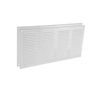 Vent Systems Lot de 2 grilles d'aération en métal blanc de 20 x 40 cm avec écran de protection contre les nuisibles intégré pour ventilation de la maison, 200 x 400 mm