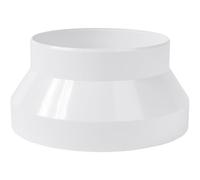 Vent Systems Raccord réducteur de conduit de 100 mm à 125 mm - Cône réducteur pour systèmes de ventilation CVC, tuyau en plastique ABS PVC de 125 à 100 mm