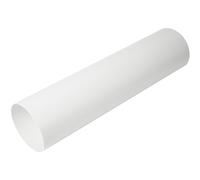 Vent Systems Tuyau de ventilation rond Ø125 mm - 1 m de long - pour raccordement de conduits, conduit d'évacuation ou conduit d'alimentation, système de ventilation de chauffage et de refroidissement.
