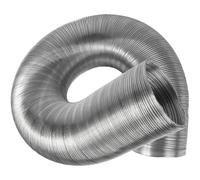 Vent Systems Tuyau Rond Flexible en Aluminium DN 80 mm x 1,5 m de Longueur, Tuyau Flexible, Tuyau de Sortie d'Air pour le Chauffage et la Réfrigération des Systèmes de Climatisation, Séchoirs
