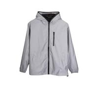 Vent Vestes Femmes Résistant Au Soleil Respirant Veste De Pluie Léger Imperméable Portable Vestes Réfléchissant Coupe Vent Résistant Aux Rides Manteau Grande Taille Randonnée En Plein Air Trench, gris