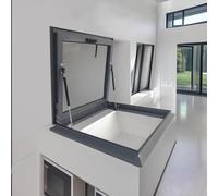 Ventana de Techo Porte de sécurité intégrée pour solarium et terrasse avec système de ventilation Idéal pour la sécurité de la maison et l'amélioration du flux d'air