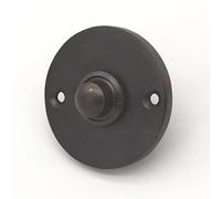 Ventano Plaque de sonnette de porte antique en 5 couleurs différentes (laiton patiné foncé) - Fabriquée à la main selon des modèles historiques