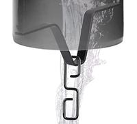 VENTDOUCE chaîne Pluie pour gouttières | gouttière pour chaîne Pluie extérieure avec Crochet en Forme S | Crochet chaîne Pluie pour Les Jours