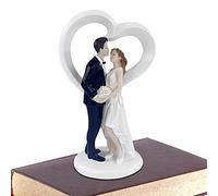 VENTDOUCE gâteaux en résine pour gâteau mariée et marié - Décoration gâteau en résine - Figurine décoration fête mariage - Cadeau artisanal pour les amoureux