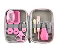 VENTDOUCE Kit De Soins pour Bébés - 8 en 1 Kit De Ensemble De Soins De Santé Quotidiens pour Bébé Nouveau-nés Trousse De Soin Bebe des Cheveux Et des Ongles pour Soins De Bébé pour Voyages