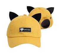 VENTDOUCE Pilote | Chapeaux Baseball Pilot Sun Protection avec Lunettes,Casquette Baseball Hip Hop Goggles avec Oreilles Chat pour Femme et Homme