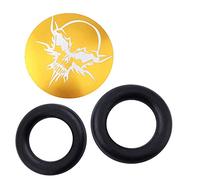 VENTDOUCE Vélo Caps Pédalier - Capuchon Anti-manivelle en Alliage d'aluminium - Bouchon Anti-poussière pour vélo Route en Alliage d'aluminium Facile à Installer, Capuchon Roue