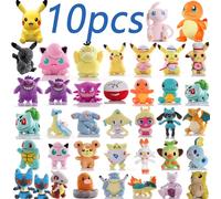 VENTE 10 pièces Peluche Pokemon Gengar Peluche 24 cm Pokemon Peluche mignon dessin animé Pikachu Peluche poupée douce enfant cadeau d'anniversaire 10p ka bi shou