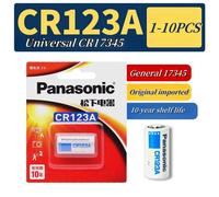 Vente chaude 1-10 pièces d'origine Panasonic CR123A Lithium 3V Arlo caméra batterie CR123A CR17345 DL123A EL123A 123A 8PCS