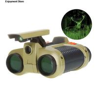 Vente Chaude 4x30 Télescope Binoculaire Pop-Up Lumière Nuit Vision Portée Jumelles Nouveauté Enfants Enfant Garçon Jouets Cadeaux