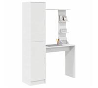 (Vente Chaude)Meuble ordinateur/Bureau PC - CLOUD - Cabinet de Bureau 2 pcs Blanc 7970191