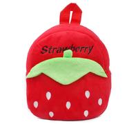 Vente Chaude Mignon Bébé Sac 1-2-3 Ans De Bande Dessinée Fraise Sac À Dos Bébé Fille Garçon En Peluche Sac Bon Pour Enfants Cadeau Shool Sac