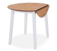 (Vente Chaude)Table cuisine + chaises(Rectangle),SOLOMON,Blanc Ensemble de salle à manger 3 pcs - FAFA-TOP - Meuble de cuisine - MDF