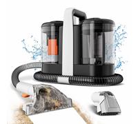 [Vente de liquidation - 62,97 € avec livraison gratuite le lendemain] Omeser C688A machine nettoyeuse de tapis 600 W 17 kPa puissance d'aspiration nettoyage en profondeur des taches à main tissu humid