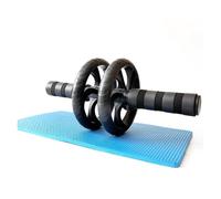 Vente directe d'usine de roues d'exercice abdominal à double roue, équipement d'entraînement des muscles abdominaux, outils de soutien abdominal (noir)