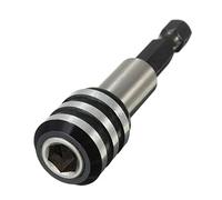 Vente en gros Prix Hot vente 1 pcs argenté et noir 60 mm 1/10,2 cm Tige hexagonale à dégagement rapide Tournevis porte-embout 6 types au choix NEUF