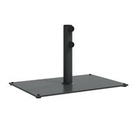 VENTE-FLASH Base de parasol - Déplacement facile - Pour mâts Ø32/38/48 mm 15 kg rectangulaire(240946)ZLH