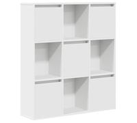 VENTE-FLASH Bibliothèque-Placard à Livres blanc 89x24x101,5 cm bois d'ingénierie(235361)ZLH