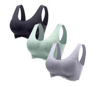 Vente Flash De Printemps Soutien Gorge sans Armature Rose Sport Ouverture Devant Gorges Minimiseur Brassiere Femme Running Brassieres Maternite Padde sous Vetements Féminin Body avec Taille XL