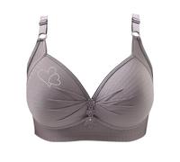 Vente Flash du Jour Soldes Soutien Gorge sans Armature Push Up Poitrine Tombante Bretelle Brassiere Transparente Orange Brassières Dentelle Femme Simple Reglable Set sous Vetement Sport Pack Lot