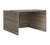 VENTE-FLASH Garage - Pour robot tondeuse gris 86x90x52/57 cm résine tressée(839095)ZLH