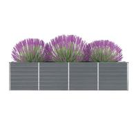 VENTE-FLASH Jardinière 320x40x77 cm - Acier galvanisé Gris(1280147048)VIDAXL