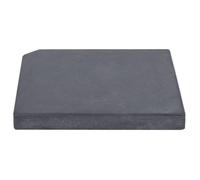 VENTE-FLASH Plaque de poids de parasol - Déplacement facile - Noir Granite Carré 25 kg(787385)ZLH