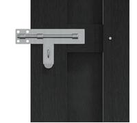 VENTE-FLASH Portillon WPC 100x150 cm Gris avec manuel de montage（36772968）VIDAXL