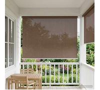 VENTE-FLASH Store enrouleur extérieur à 90% de blocage UV Taupe 60 x 230 cm,avec manuel de montage（14854767）VIDAXL