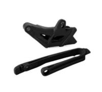 VENTE GUIDE-CHAÎNE ET PATIN (SET) KTM SX 85 '03-'14 COULEUR NOIR