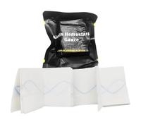 Vente hémostatique, gaze hémostatique, bandage de coagulation sanguine, action rapide et absorbante, portable et 150 x 7,5 cm, pour extérieur, voyage, camping, accessoire physique