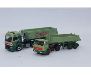 VENTE Herpa 956000 Ensemble Geiger MAN TGS TM Benne Basculante MB 1:87 H0