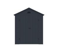 Vente-unique - Abri de Jardin en résine Gris Anthracite 5,32 m² - CESIO