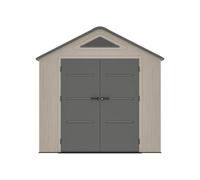 Vente-unique - Abri de Jardin en résine HDPE Beige et Gris 6,15 m² avec Plancher - épaisseur 22 mm - ANTEVA