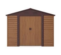 Abri de jardin métal en acier galvanisé effet bois - 6,62 m² - ARSEGO
