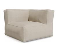 Vente-unique - Angle de Jardin en Tissu Bouclette - Beige - NOUMARA de MYLIA
