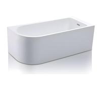 Baignoire d'angle - 240L - 170 x 75 x 58 cm - Blanche - Angle droit - ANIKA