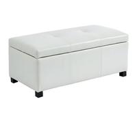 Vente-unique - Banc Coffre Simili Filippo - Blanc