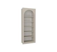 Vente-unique - Bibliothéque avec 6 niches - Beige - CYMORA