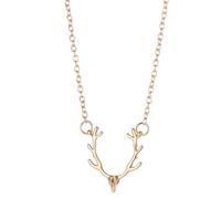 Vente Unique Bois de noël Pendentif Collier Femmes Couleur Or Perles Lune étoile Corne Croissant Tour de Cou Colliers Bijoux Nouveau Professional Design