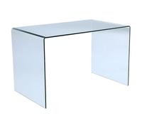 Bureau - Verre courbé - Transparent - ELSTRON