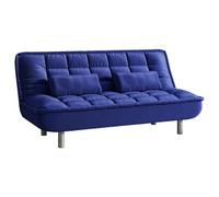 Vente-unique - Canapé 3 Places Convertible clic-clac MISHAN en Tissu - Bleu