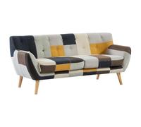 Vente-unique - Canapé 3 Places en Tissu Patchwork SERTI II